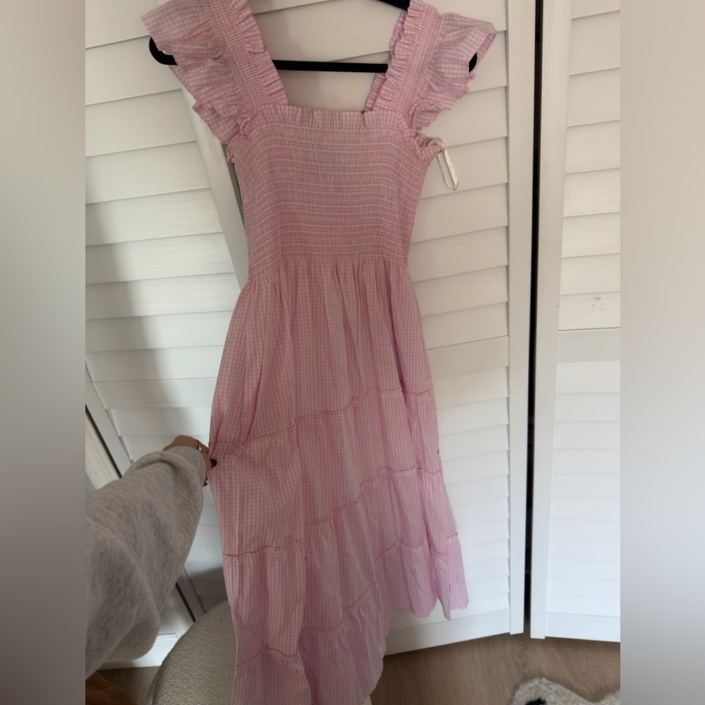 Hill House Pink Gingham Nap Dress
